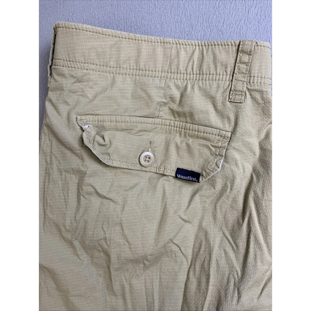 Wearfirst Cargo Pants Mens Size 40X30 Tan/Light‎ Brown Utility Skater